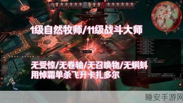 博德之门3顶尖战术揭秘,虎蛮锁血冰甲流Build深度解析