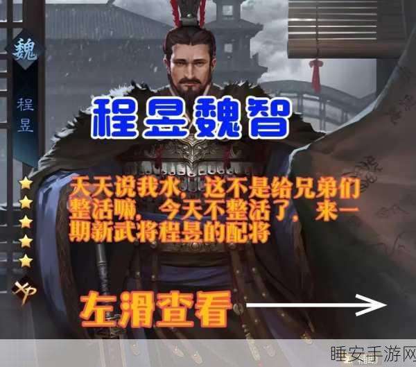 手游巅峰对决,三国杀程昱设伏,智谋与勇气的终极碰撞
