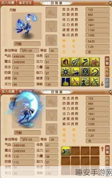 梦幻西游月魅携带等级揭秘,解锁神秘宠物的终极指南