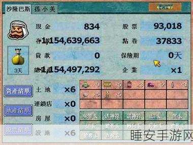 大富翁4物价飙升秘籍,掌握这些技巧,让你成为财富霸主!