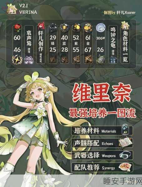 鸣潮维里奈共鸣链全揭秘,深挖角色潜能,打造无敌战队