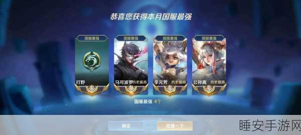 王者荣耀国服排行榜全揭秘,如何查看并了解顶尖玩家风采