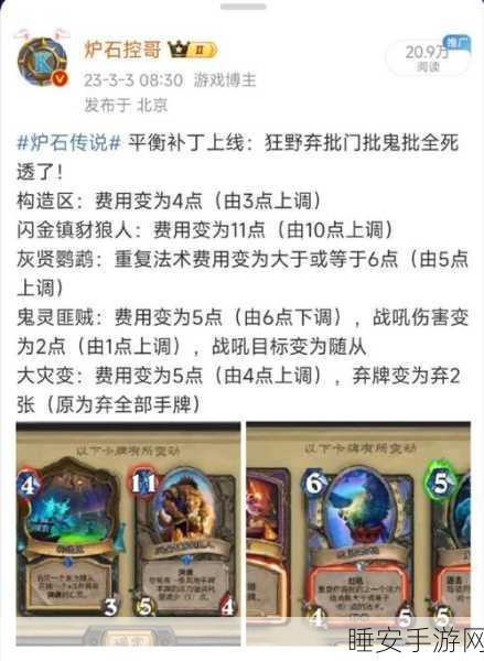 炉石传说隐身秘籍揭秘,灵活切换状态,征服比赛巅峰