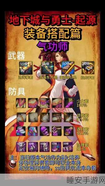 DNF110版本男气功流派深度解析,流派指南助你征服阿拉德大陆