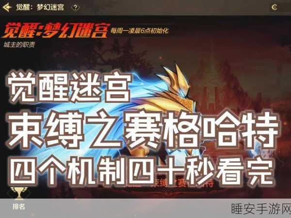 DNF手游深度解析，梦幻迷宫全攻略，挑战与奖励一网打尽