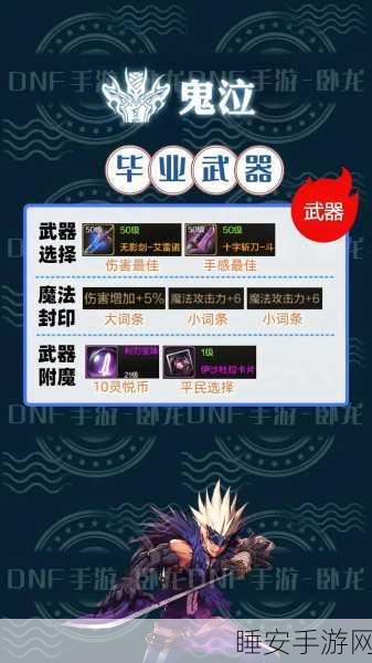 DNF手游鬼泣,揭秘终极战斗力飙升的专属武器与战斗秘籍