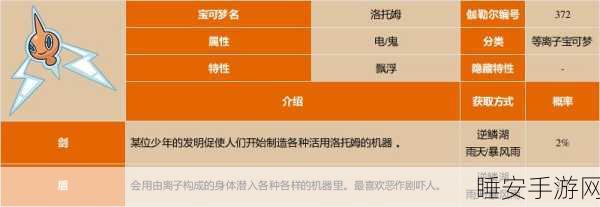 口袋妖怪复刻大揭秘,洛托姆形态转换,技能能否完美保留?