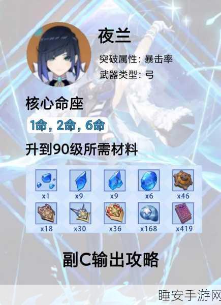 原神夜兰武器精选指南,解锁战斗潜能,打造极致输出流!