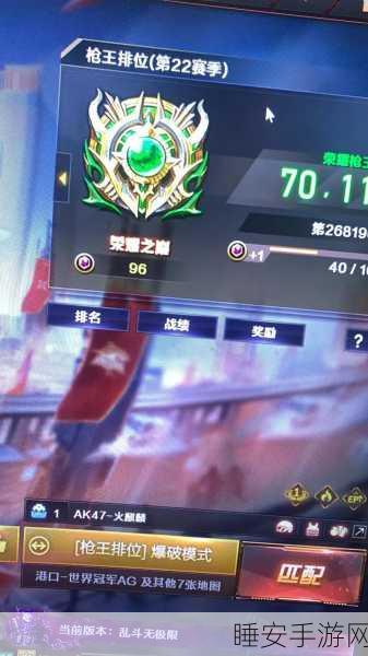 CF枪王之巅,荣耀段位揭秘与顶尖赛事深度剖析