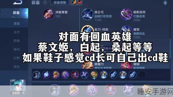 王者荣耀顶尖攻略，王昭君高效六神出装与KPL实战策略揭秘