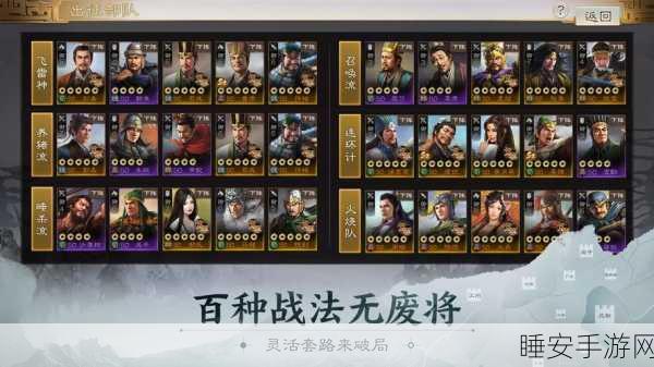三国志战棋版深度解析，蔡琰最强搭配策略揭秘