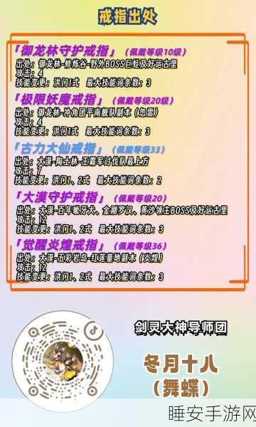 新手必看！剑灵快速上手攻略，解锁高手之路