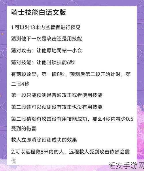 传送门骑士顶尖职业指南，深度剖析三大职业赛场优势