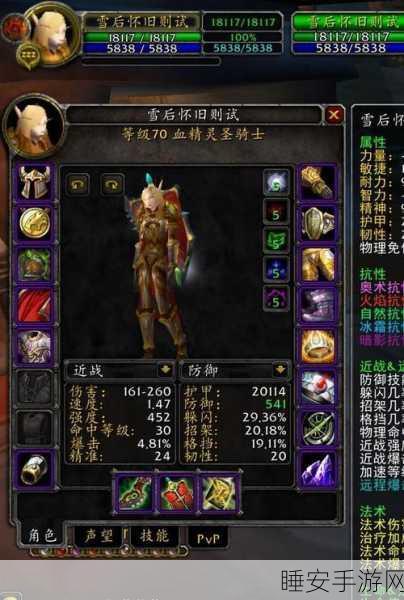 魔兽世界怀旧服，安其拉防骑终极装备掉落全揭秘