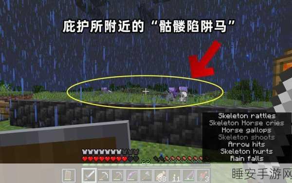 手游攻略，我的世界骷髅马驯服全解析，助你驰骋像素世界！