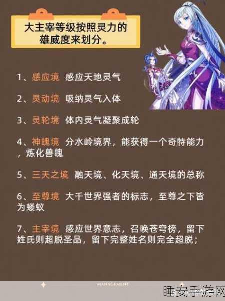 手游巅峰对决！大主宰灵脉等级排名赛全揭秘