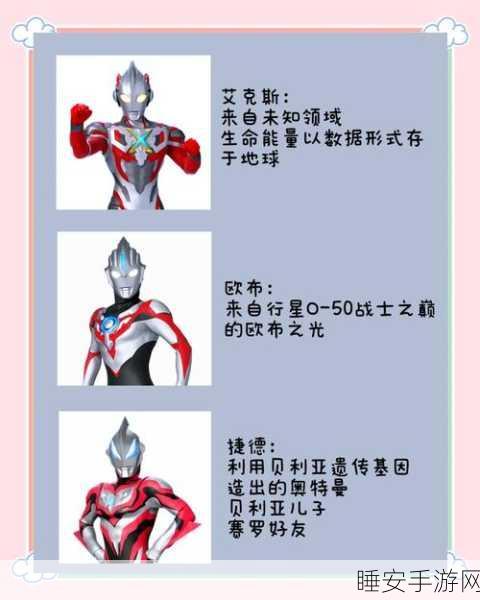 奥特曼系列登场顺序大揭秘,历代英雄逐一回顾