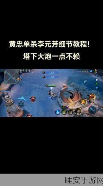 王者荣耀黄忠大炮轰鸣，精准一炮逆转战局，深度技能解析与实战策略