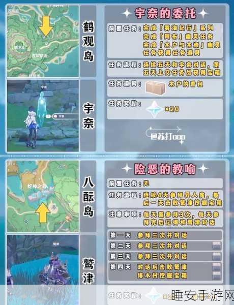 原神深度攻略,循仙踪兮天遒任务完美通关指南