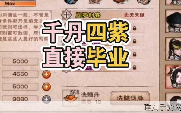烟雨江湖深度解析,桃花角色培养价值全揭秘