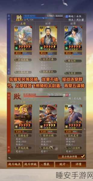 三国志战略版速度竞技排行，谁才是战场上的风驰电掣？