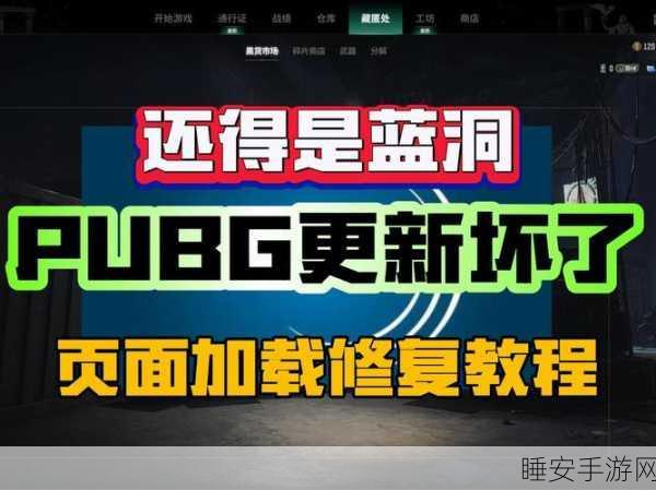 绝地求生大逃杀房子加载失败?终极解决方案来袭!