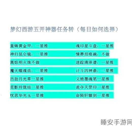 梦幻西游神器补气全攻略，轻松提升灵气，称霸三界！