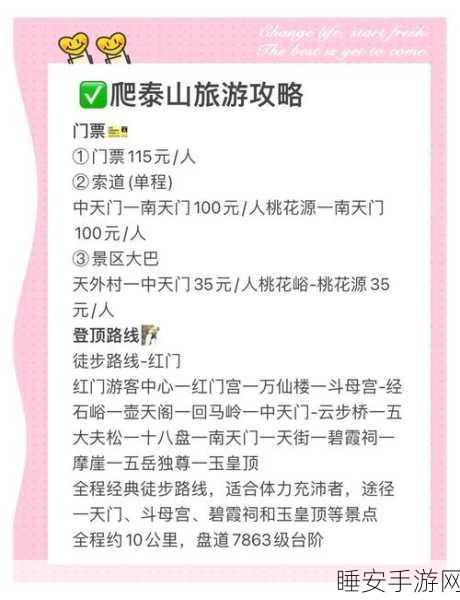 泰山之巅，大掌门挑战攻略，登顶所需属性及游戏深度解析