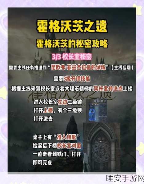 霍格沃茨之遗,动物门与算数占卜门深度攻略,解锁魔法世界的秘密