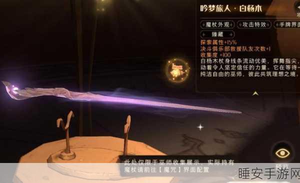哈利波特魔法觉醒吟梦旅人挑战赛,白杨木林的奇幻探险之旅