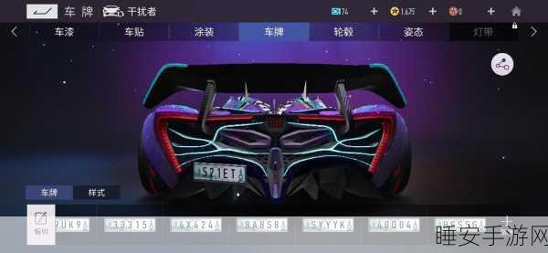 王牌竞速,解锁心仪车牌号秘籍,赛事细节全揭秘