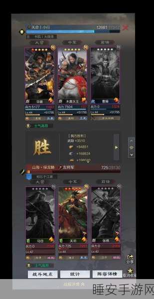 率土之滨高手攻略，精准拆解，技能搭配新策略！