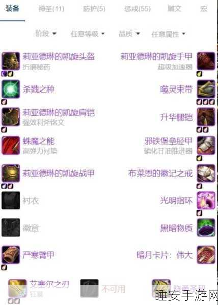 WLK惩戒骑雕文深度解析，打造无敌输出的最佳搭配与实战策略