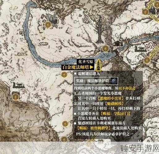 艾尔登法环改宗塔，解锁隐藏谜题与宝藏的秘境探索
