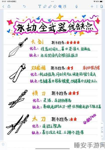 永劫无间手游新手攻略，顶尖武器选择，助你战场称雄