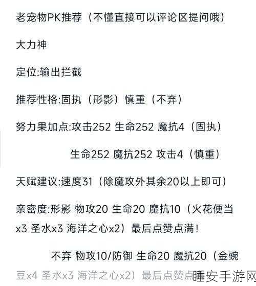 光明勇士深度攻略,小兽人宠物全技能剖析与实战应用指南