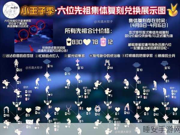 光遇小王子季先祖全攻略，揭秘所有先祖位置，助你轻松探索