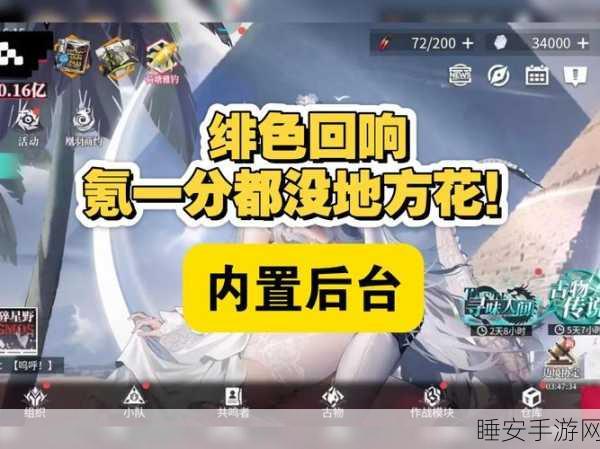 绯色回响高手进阶,揭秘效能飞跃的实战秘籍与提升策略