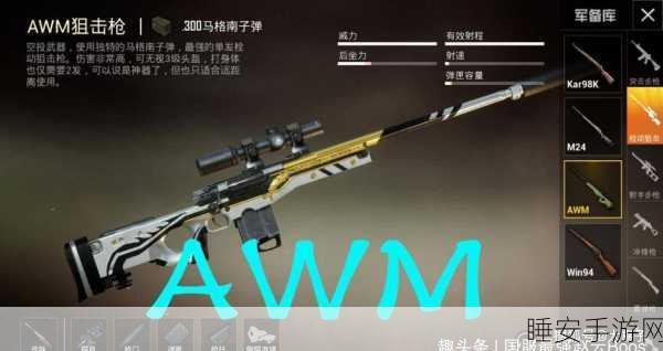 绝地求生刺激战场,M24狙击步枪深度解析与实战推荐