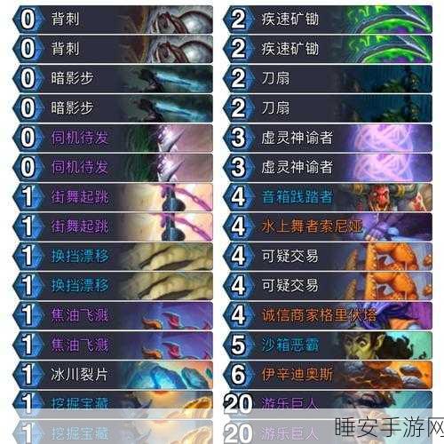 炉石传说，拉斯塔哈大乱斗奇数贼卡组深度解析，策略与实战技巧大揭秘