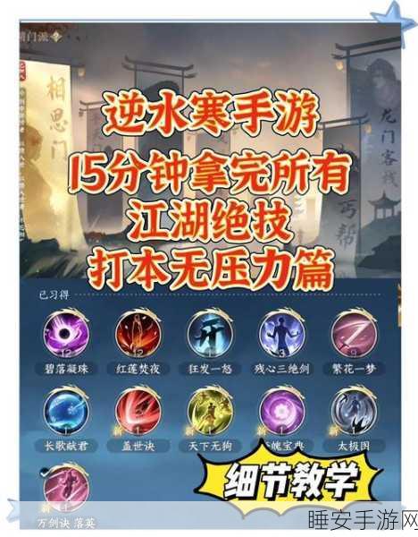 手游深度解析,楚留香生活技能全攻略,助你成为江湖生活大师