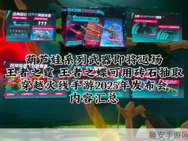 CF手游2025黑市革新,军火商入驻全揭秘及独家赛事预告