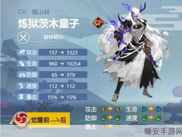 阴阳师,SP茨木童子与SSR茨木童子实战能力全面剖析