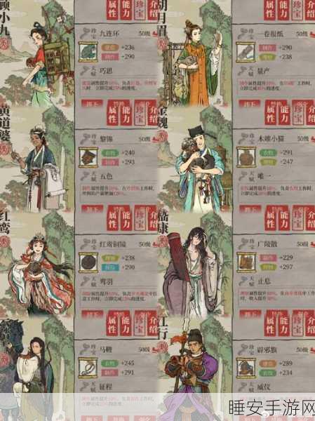 江南百景图天级人物竞技盛宴,谁才是最强王者?