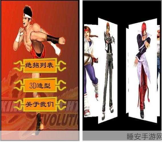 拳皇英雄3D重塑，格斗盛宴燃爆指尖 —— 深度解析拳皇人物3D造型游戏