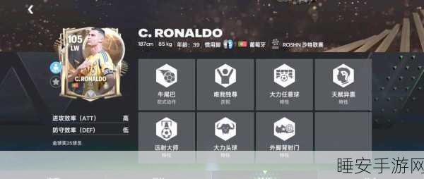 FIFA足球世界，C罗大挑战全攻略，巨星之路的绿茵秘籍