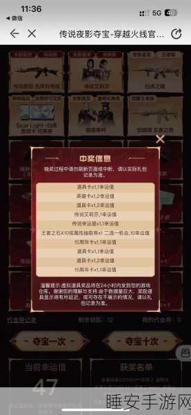 穿越火线豪华礼包全解析,速通出货秘籍大公开