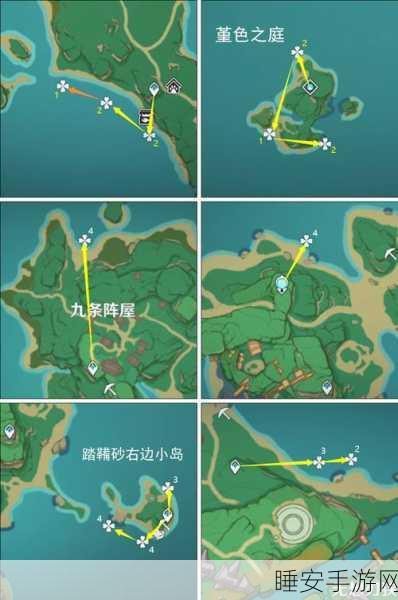 原神海草速刷指南，揭秘海域宝藏，坐标攻略大放送