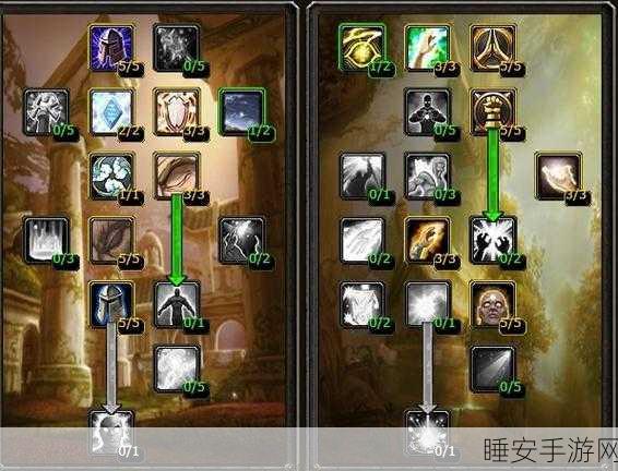 魔兽世界手游版70级牧师天赋加点全攻略,高效冲级与技能配置秘籍