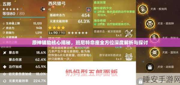 原神班尼特命座全解析，解锁6命是否让你战力飙升？